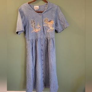 Vintage denim country dress